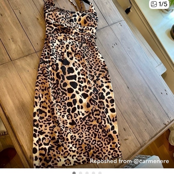Cache Animal Print Maxi Dress - Picture 2 of 3